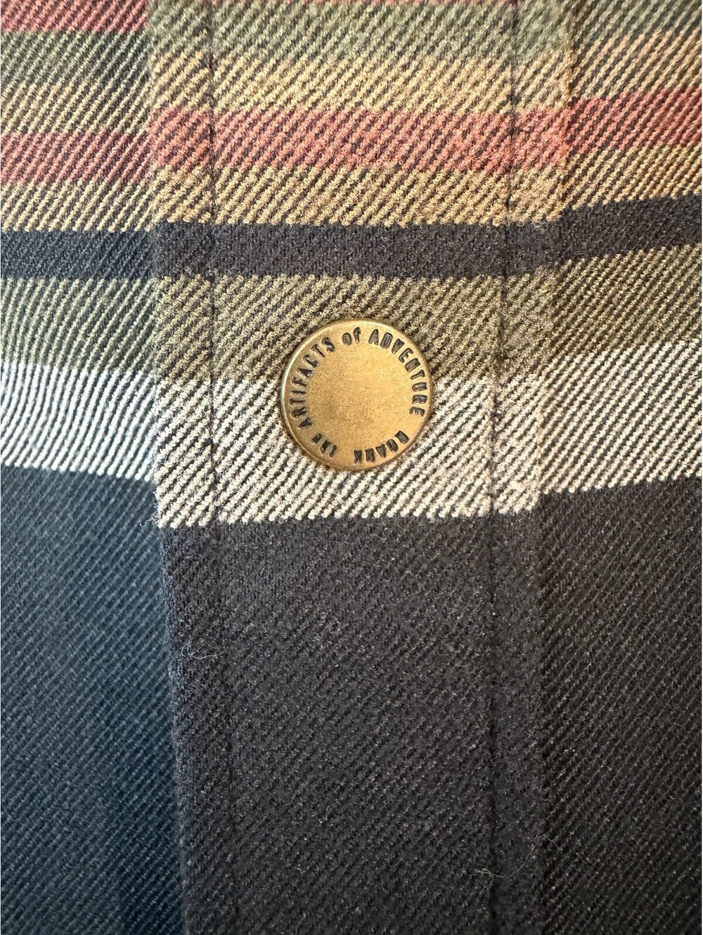 Roark Diablo Alpinist Black Striped Wool Blend Flannel Shirt Men’s XL - Picture 8 of 9